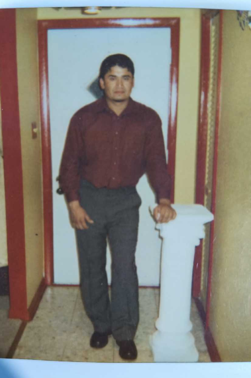 A man standing in a doorway