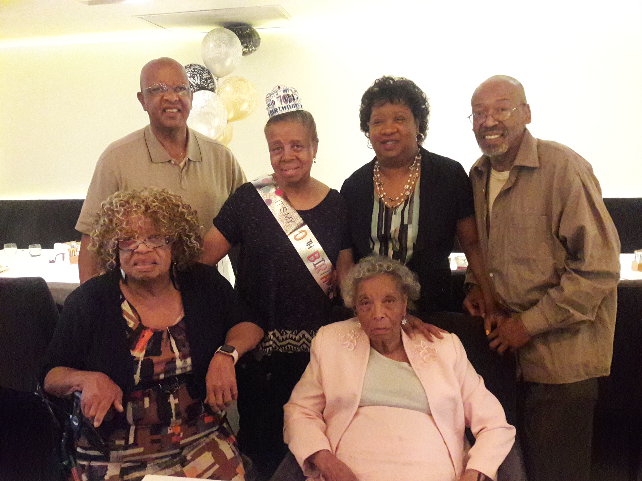 A group of people posing for a photo
