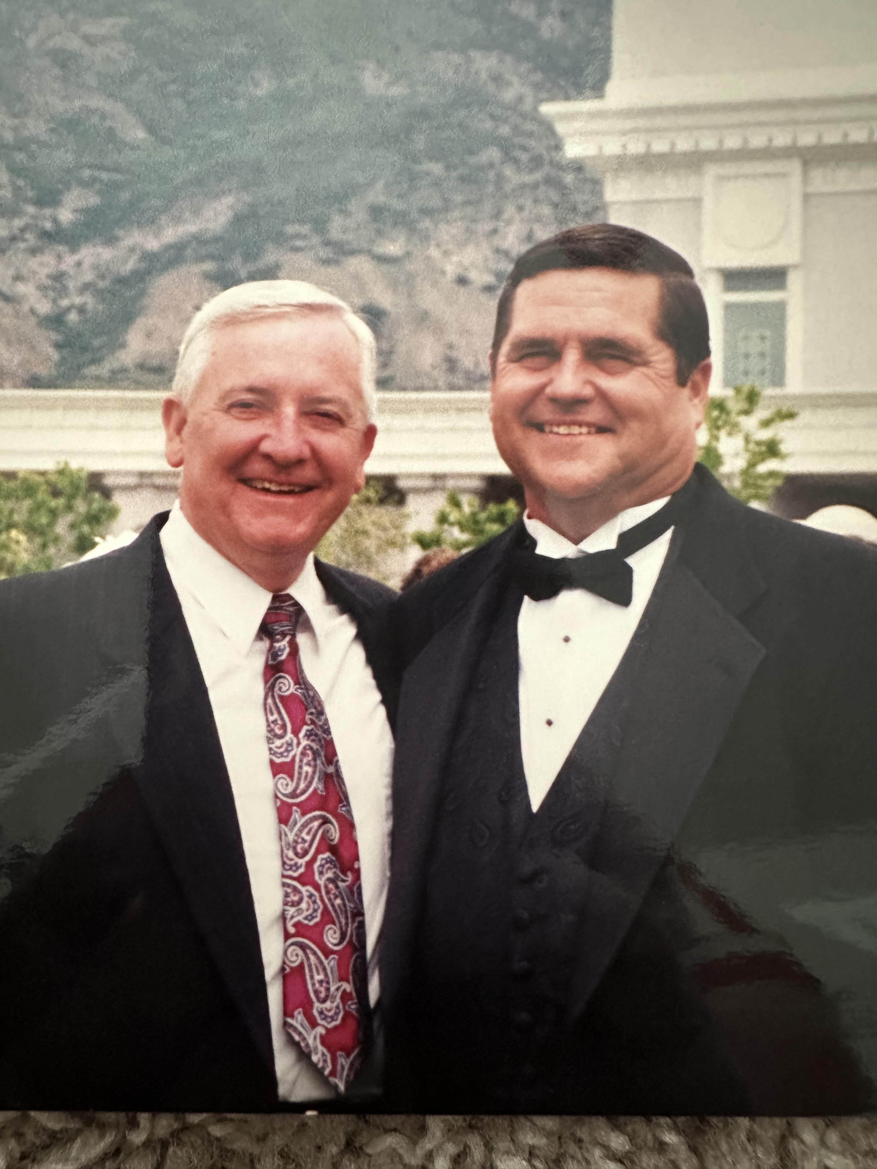 Two men in suits and ties
