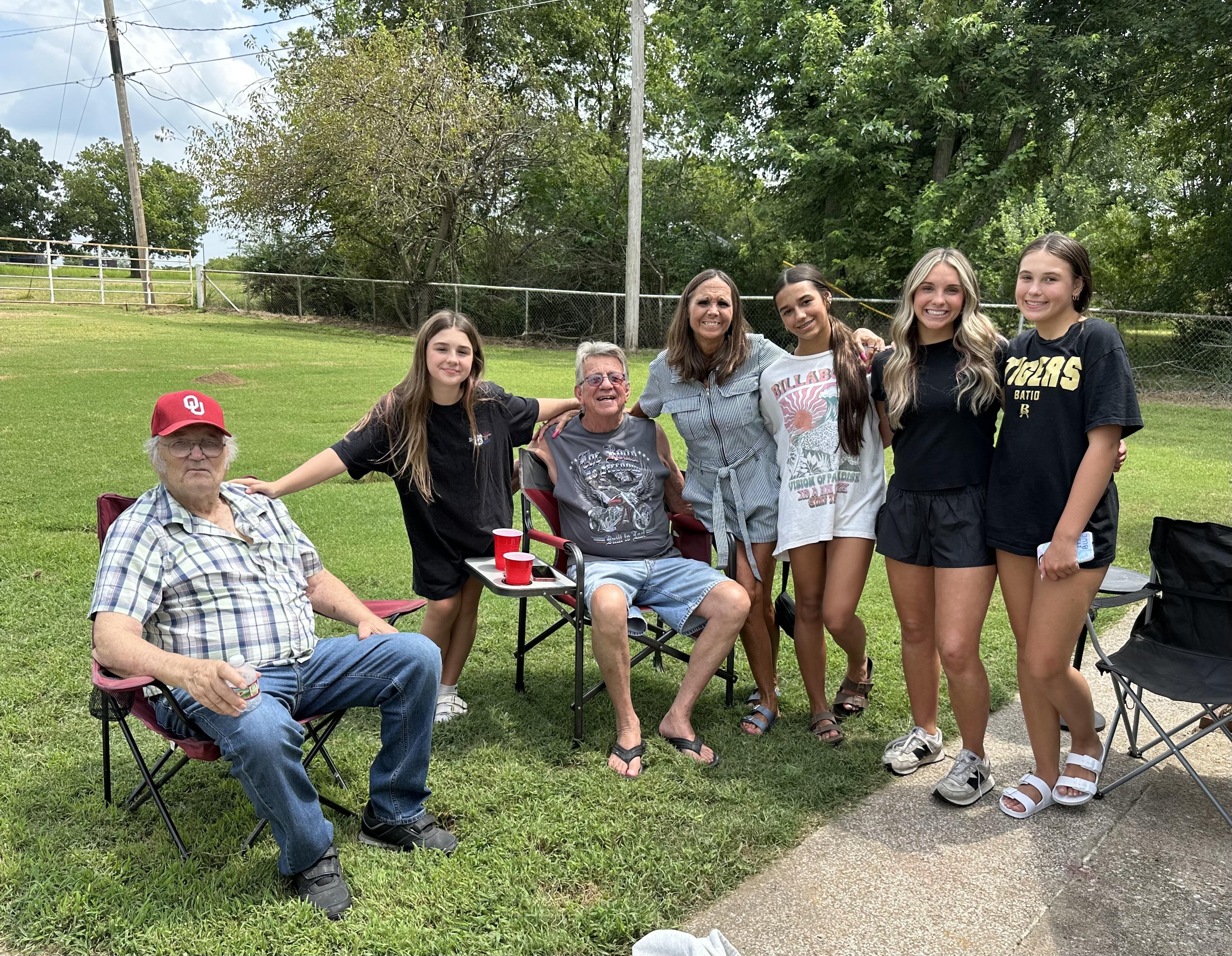 A group of people posing for a photo