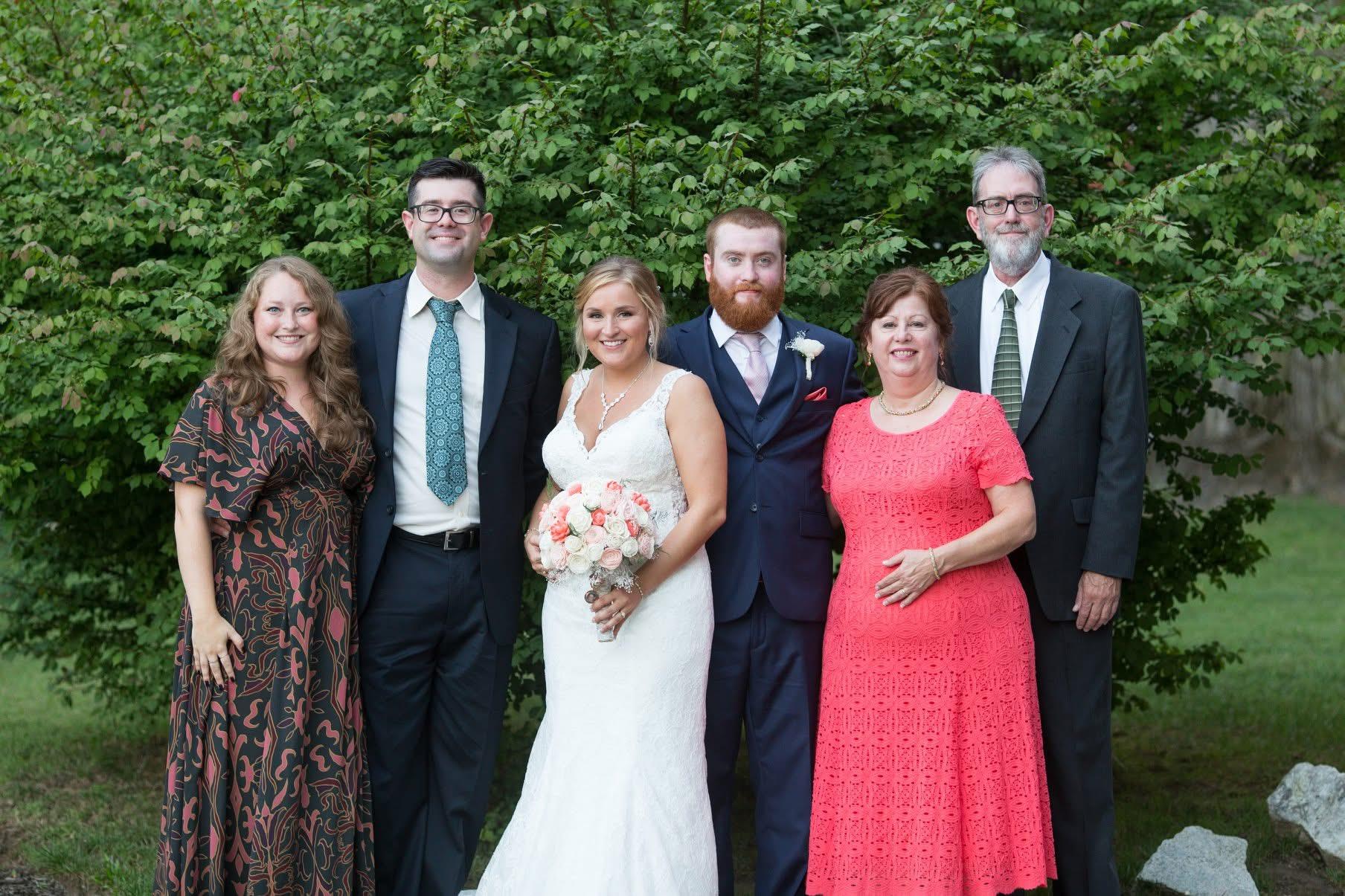 A group of people posing for a photo