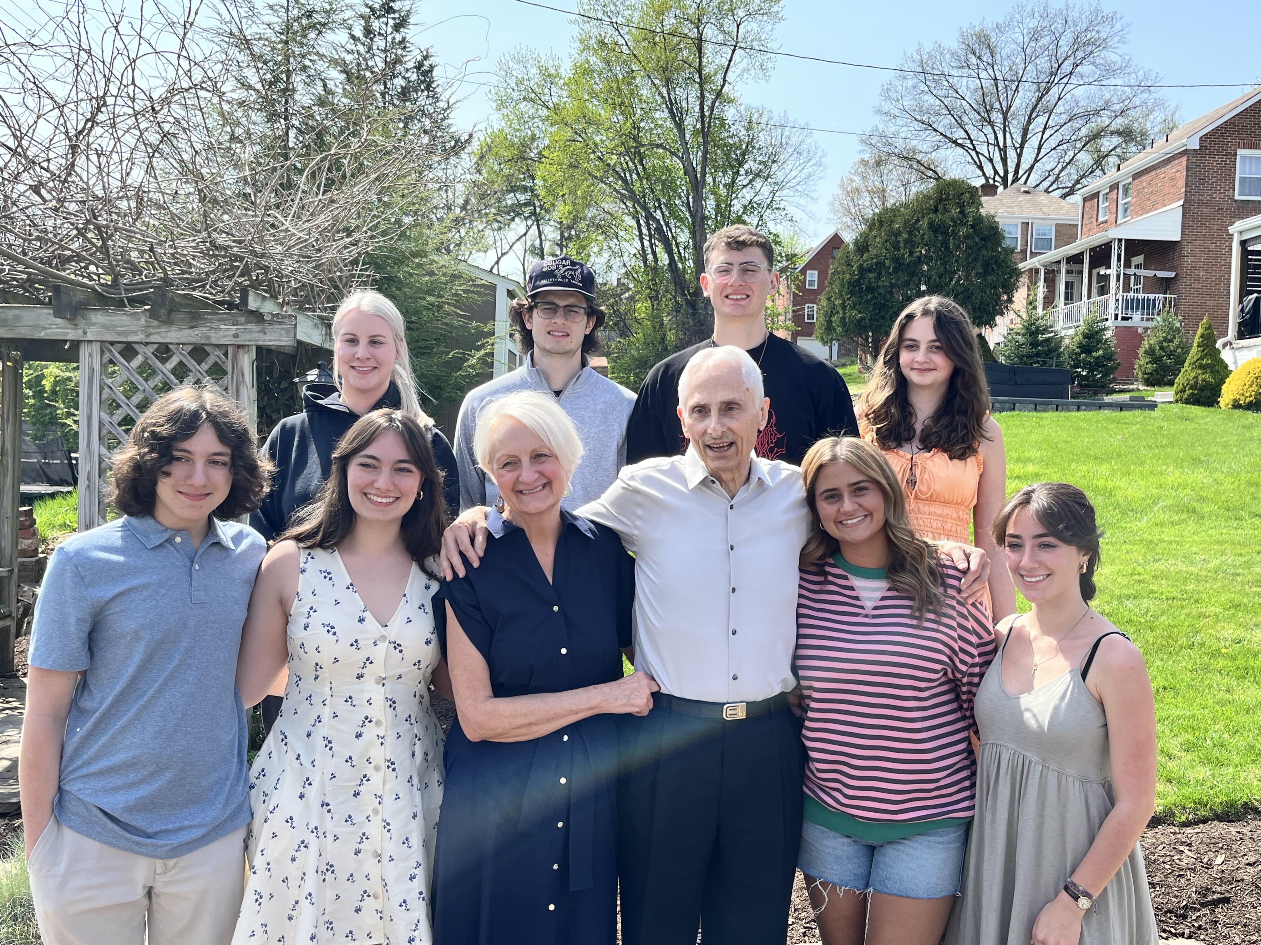 A group of people posing for a photo