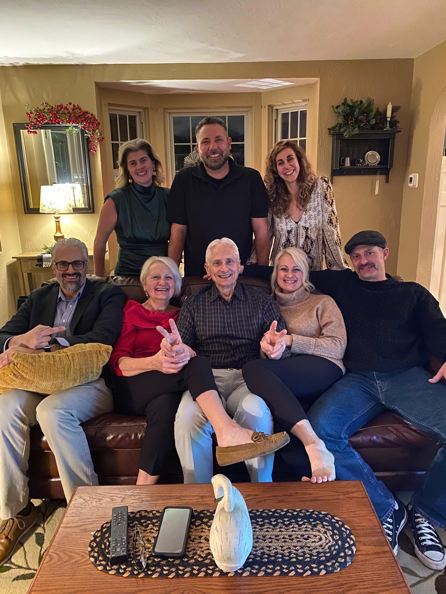 A group of people posing for a photo