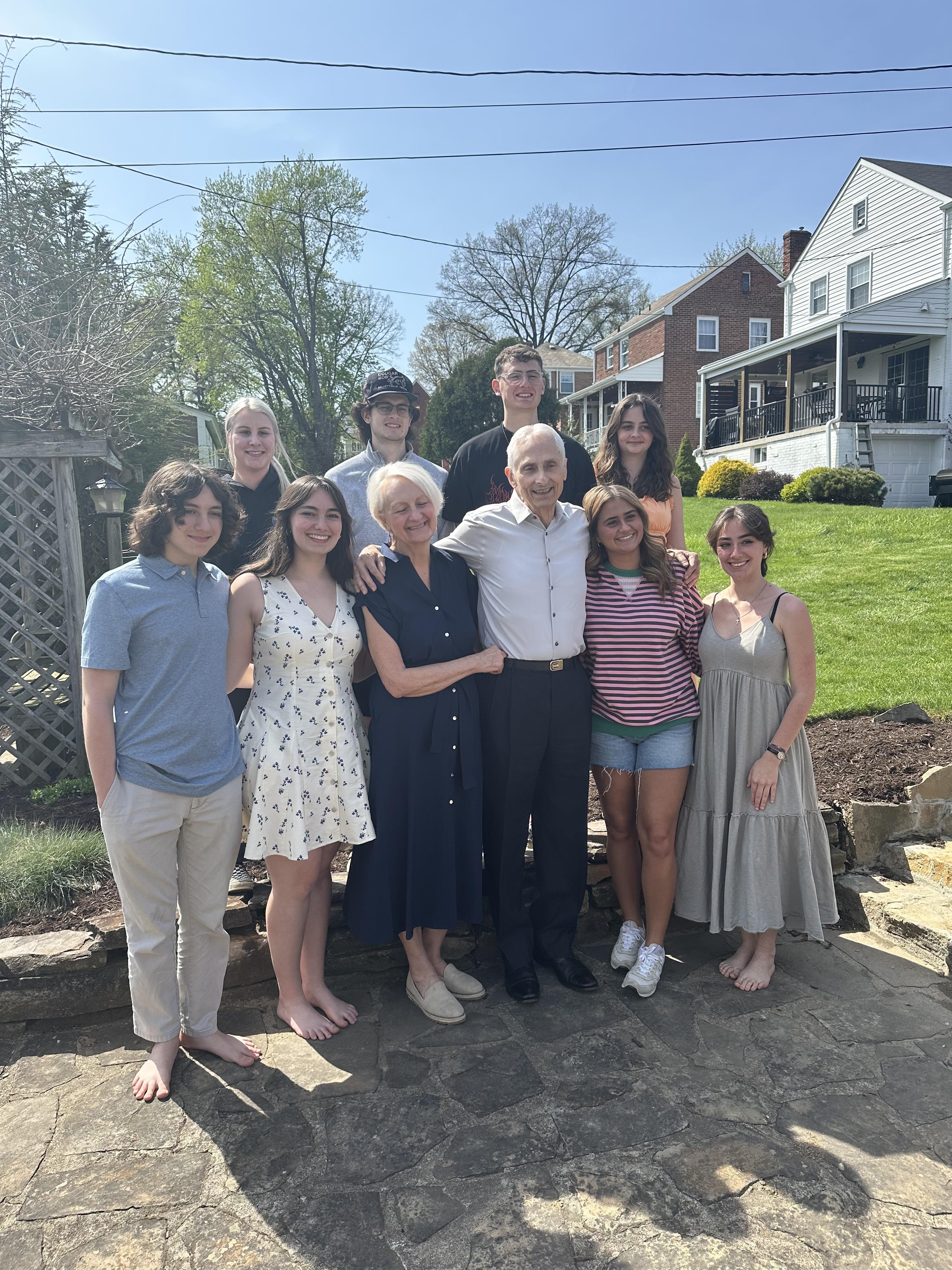 A group of people posing for a photo