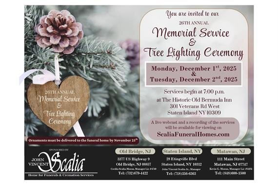 26th Annual Memorial Service & Tree Lighting Ceremony