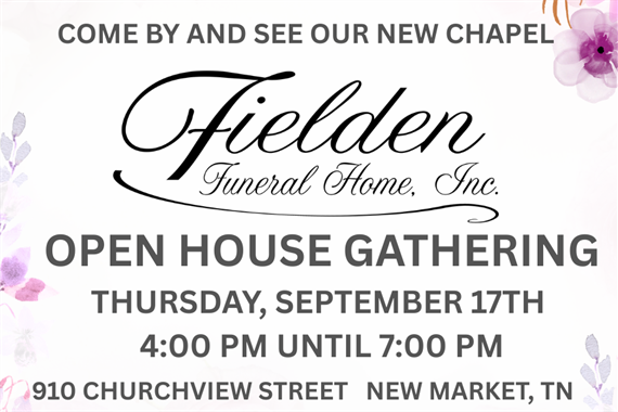 Celebration of the completion of the Chapel of Fielden Funeral Home (Open House Event)