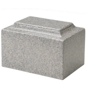 Riverstone Gray Synthetic Marble Urn