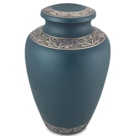 Blue Delphia Urn