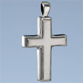 Sterling Silver Men's Cross Pendant