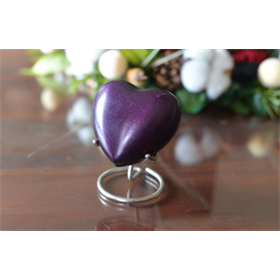 Purple Monterey Keepsake Heart~ Purple Monterey Keepsake Heart~