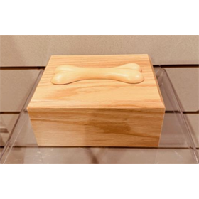 MEDIUM SIZE Oak Wood Bone Pet Urn $120 MEDIUM SIZE Oak Wood Bone Pet Urn $120