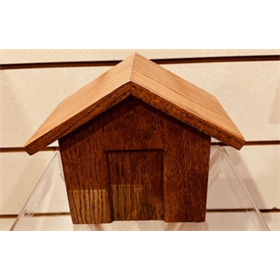 Wood Doghouse Urn $75 Wood Doghouse Urn $75