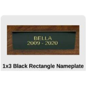 Classic Black Nameplate Classic Black Nameplate