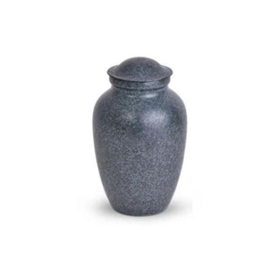 Decorative Metal Standard Urn - Blue Decorative Metal Standard Urn - Blue