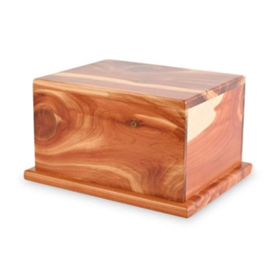 Cedar Memorial Urn Cedar Memorial Urn