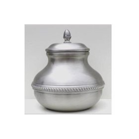 Pewter Enamel Urn - Pewter Pewter Enamel Urn - Pewter