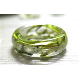 Moss Ring with Cremation Ash Moss Ring with Cremation Ash