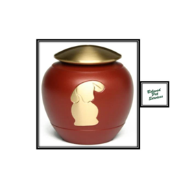 Red with Gold Color Dog