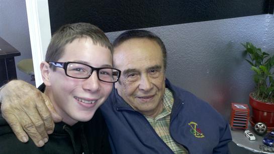 Grandpa out and about