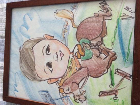 That's my Danny at racetrack .  Disney 2001