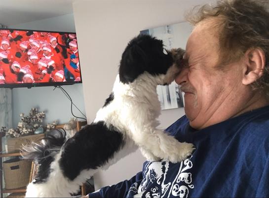 He loved his dogs!