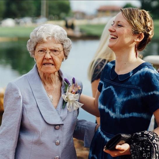 Happy times with Mom and Dad.