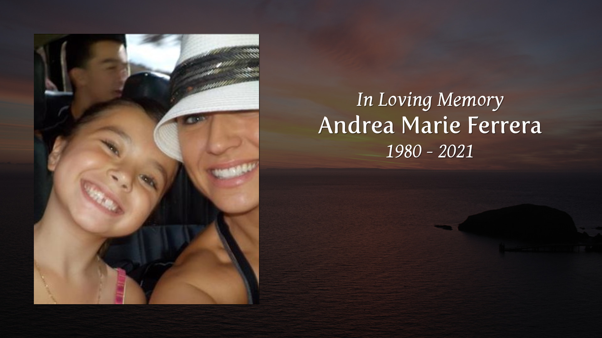 Tribute Wall | Andrea Marie Ferrera