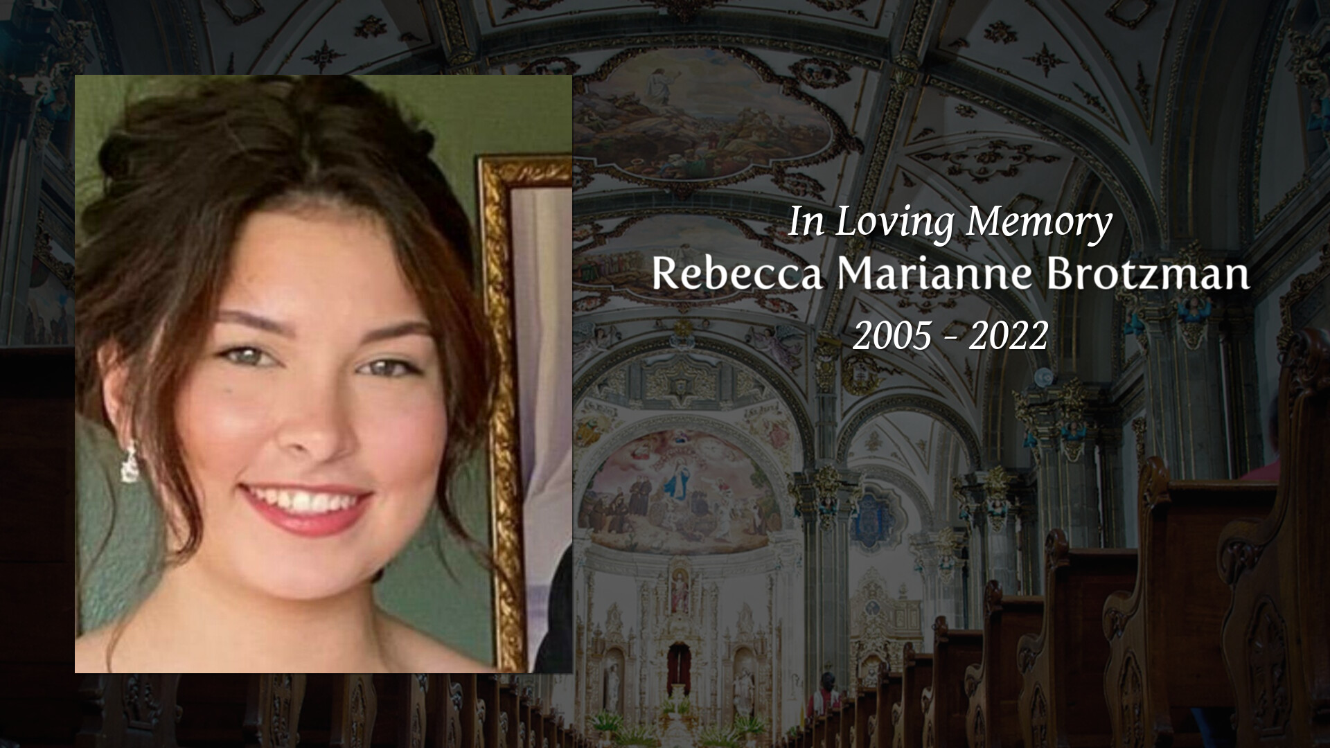 Tribute Wall | Rebecca Marianne Brotzman