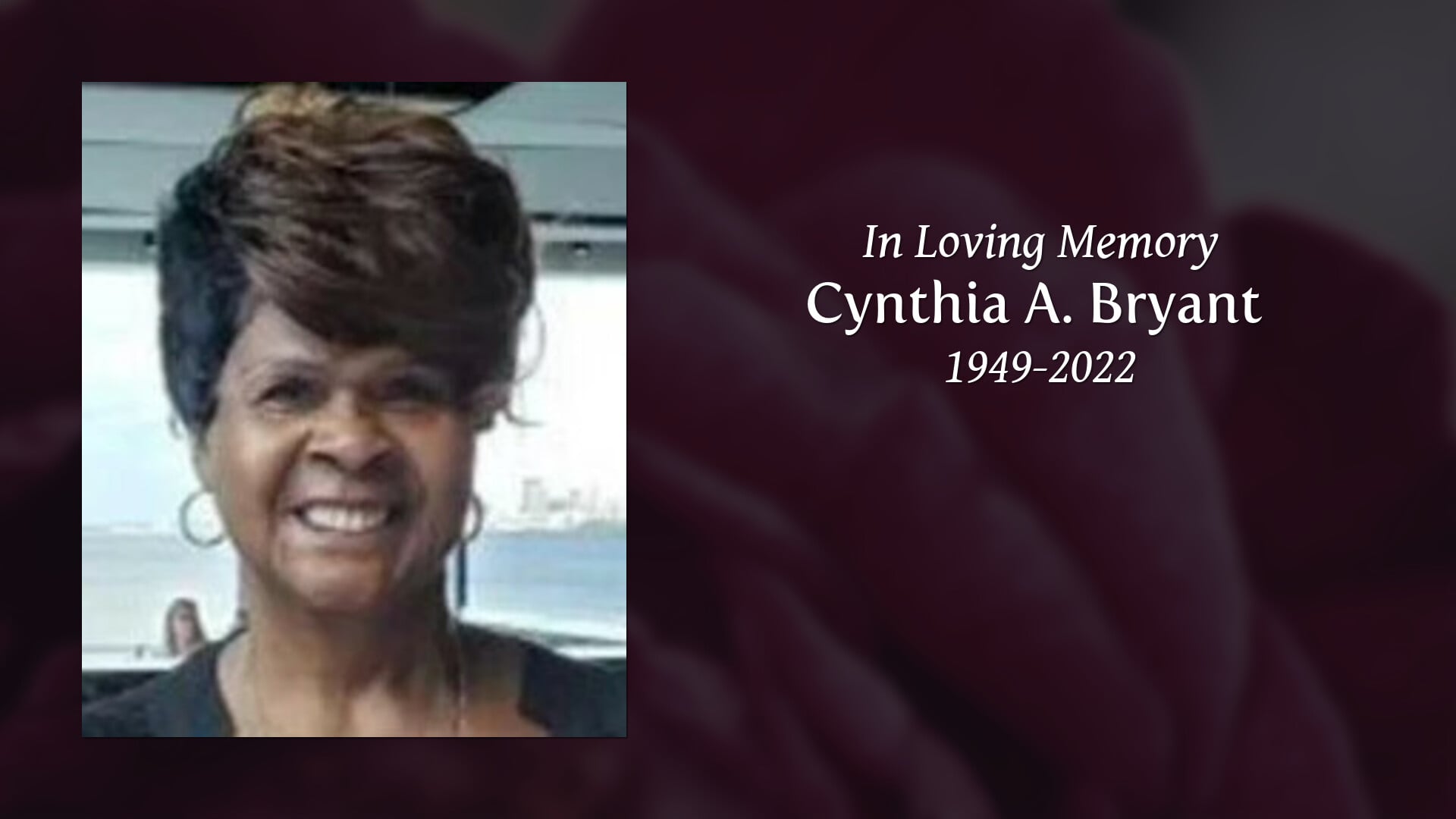 Tribute Wall | Cynthia Ann Bryant Tribute Wall | Cynthia Ann Bryant