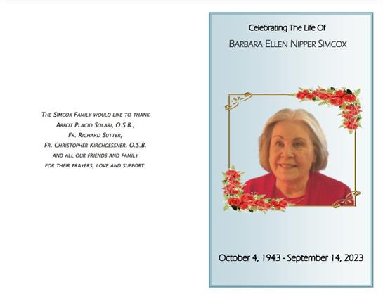 Funeral Mass Program