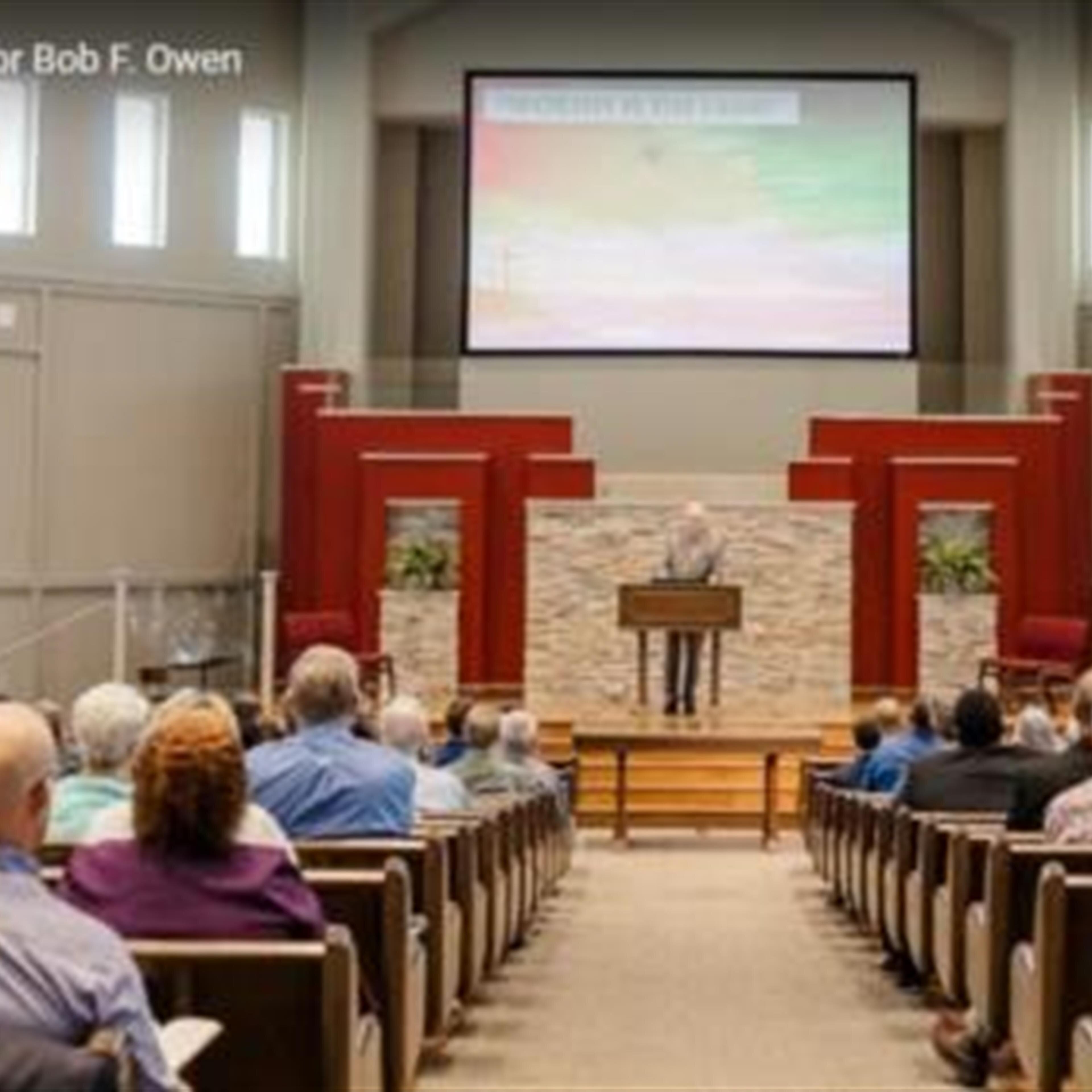 Bob F Owen Funeral Livestream from Temple Terrace Church of Christ