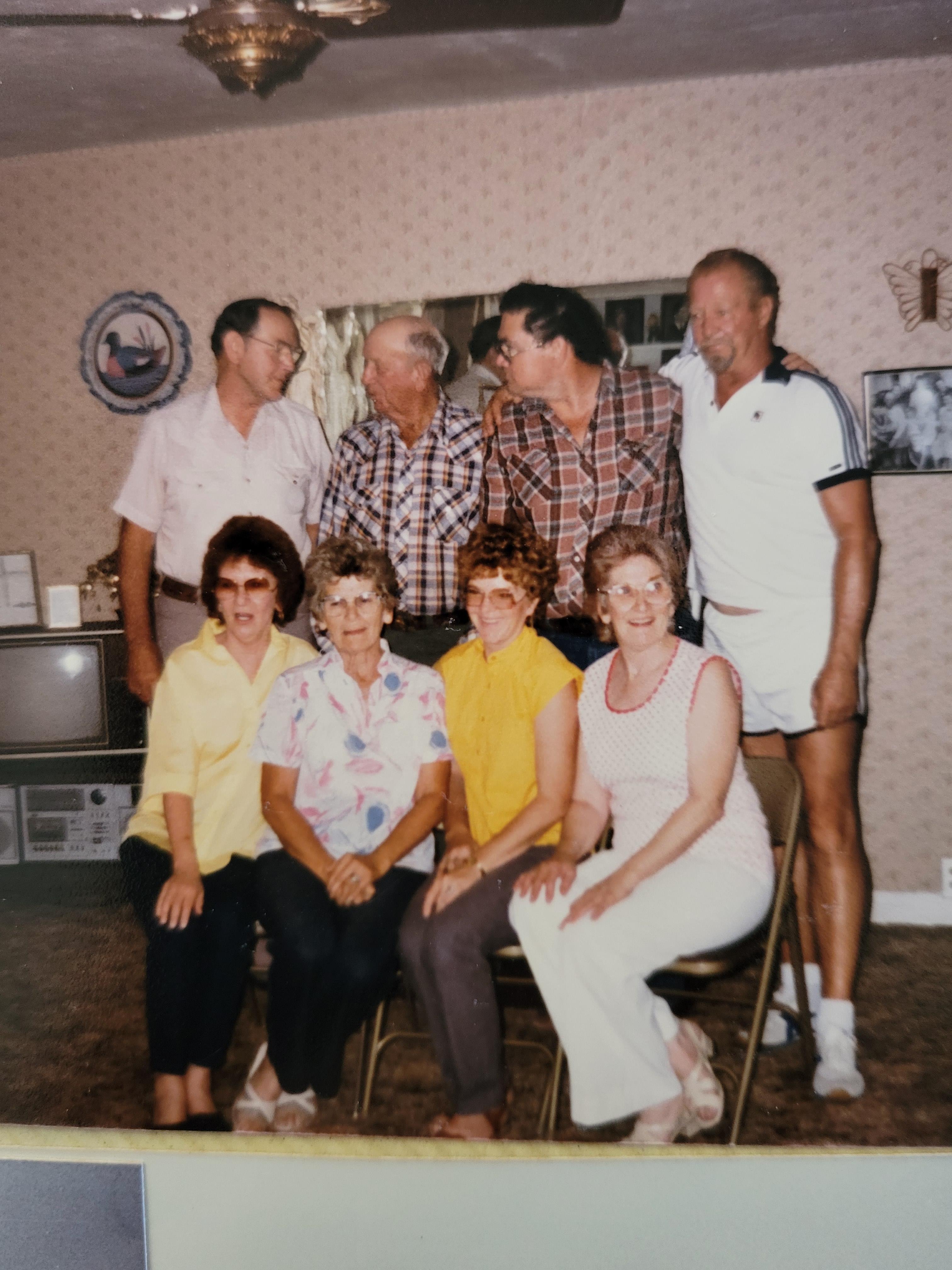 Mom with Dad's Family