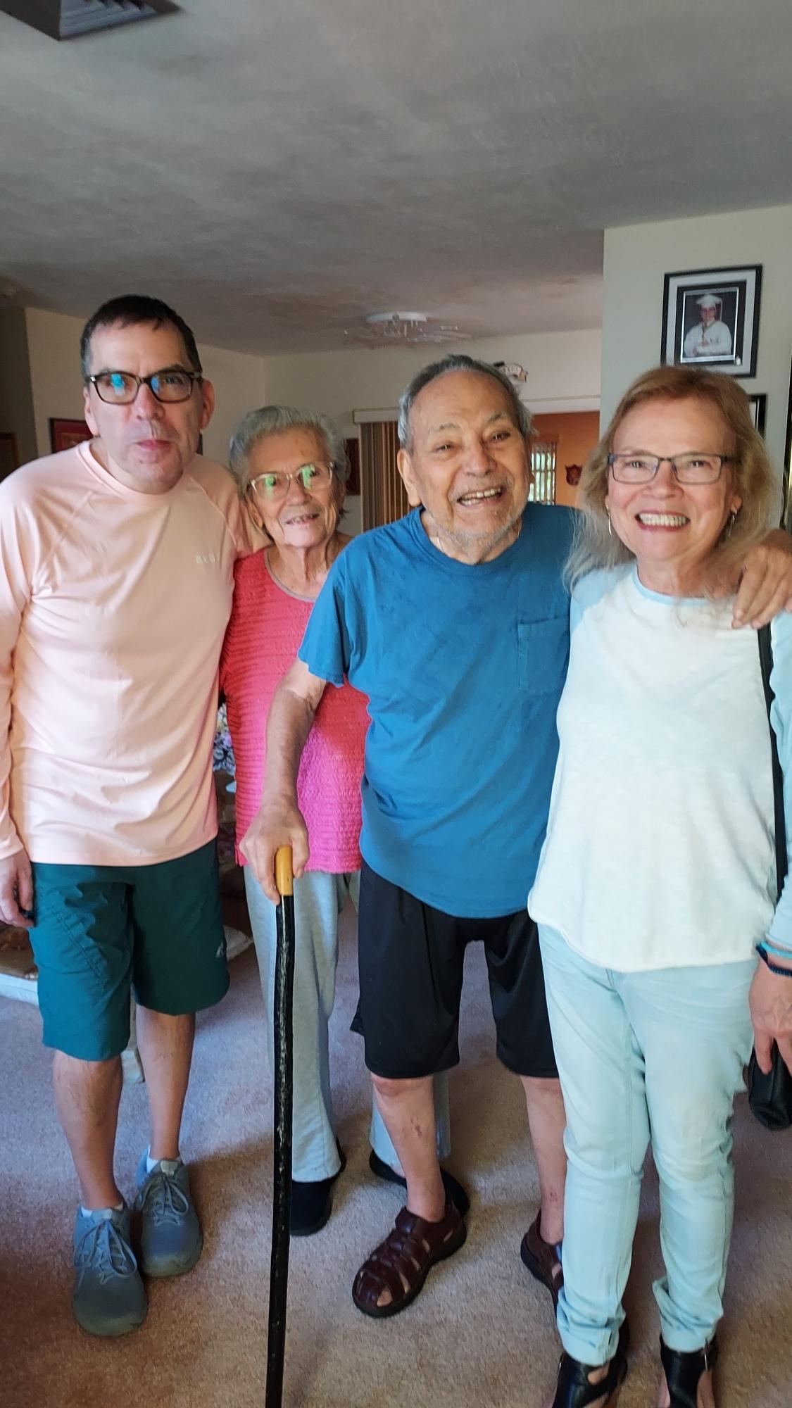 Visiting Dad, Kevin and Dali on November 2024