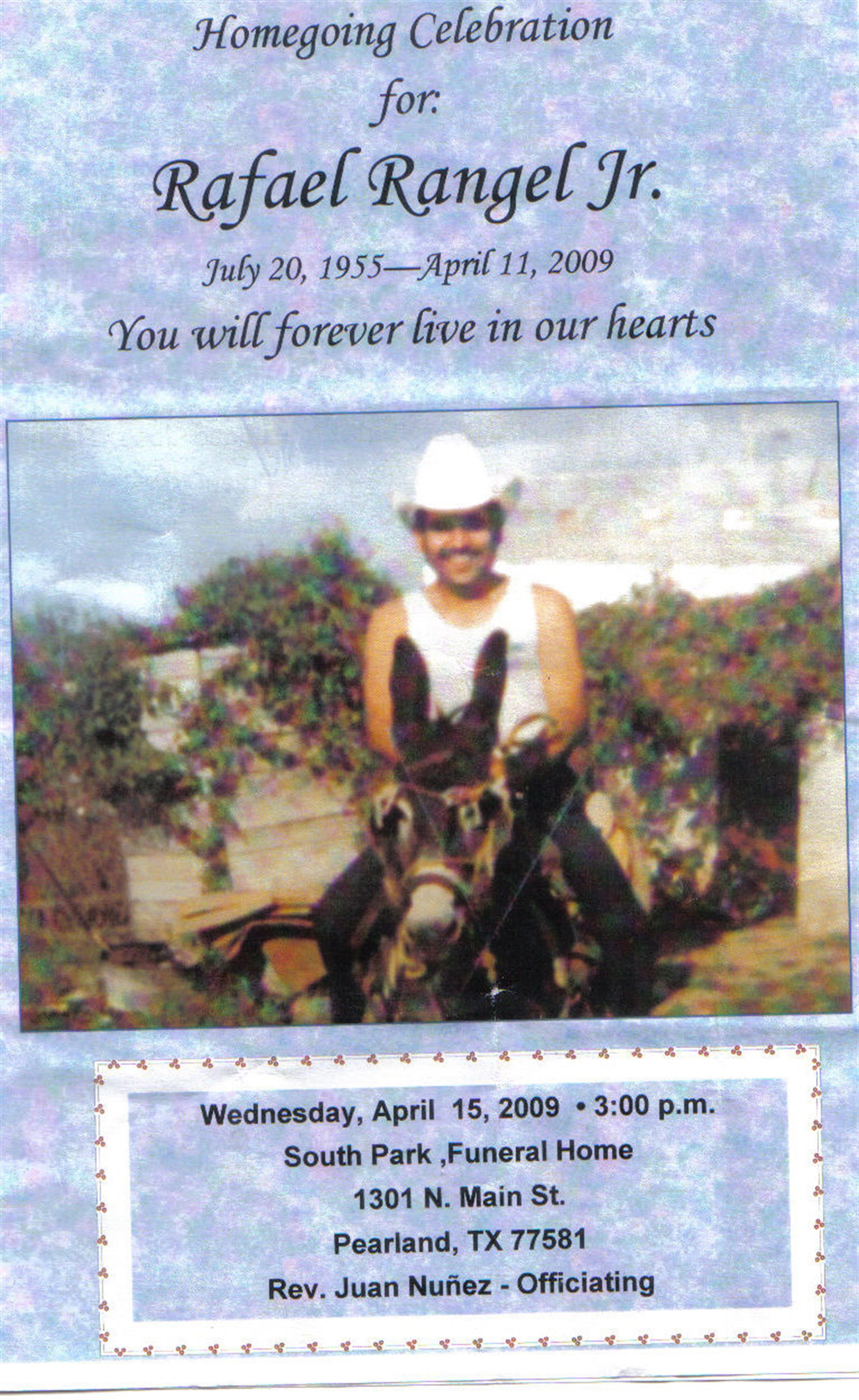Mr Rafael S. Rangel Jr.
