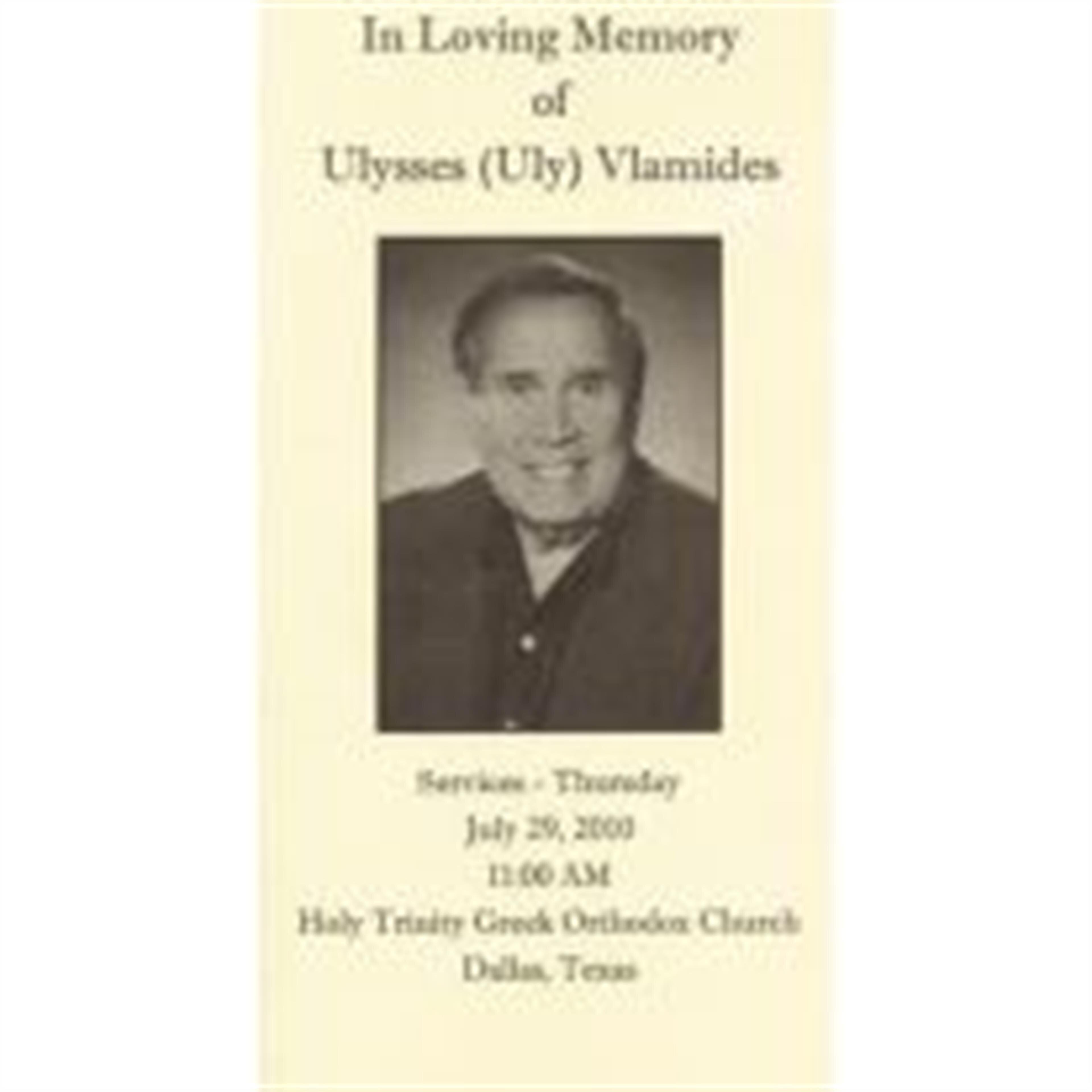 Mr Ulysses Vlamides