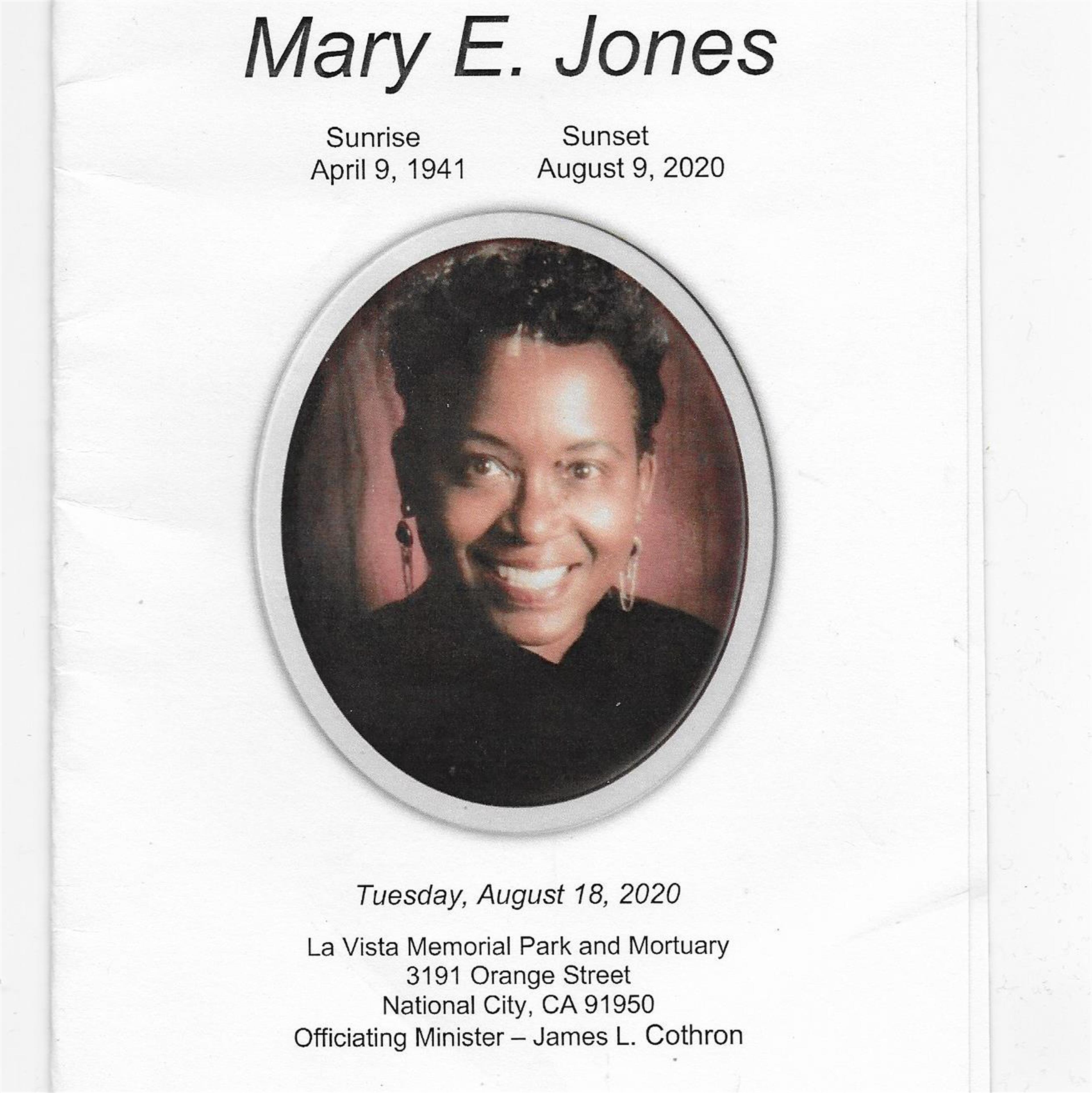 Mary E. Jones