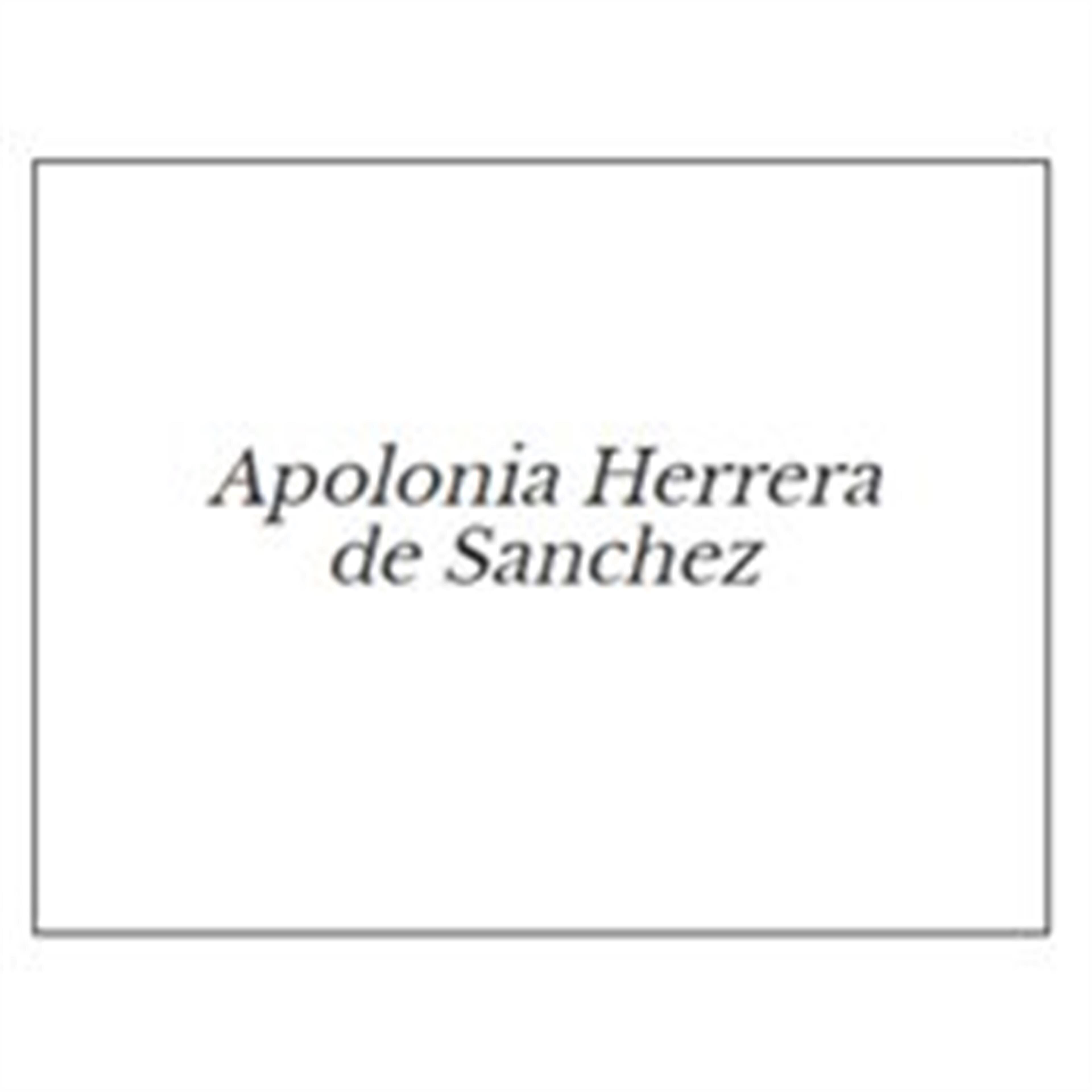 Apolonia Herrera de Sanchez