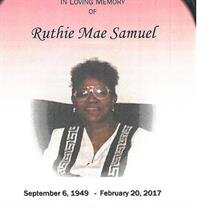 Ruthie Mae Samuel