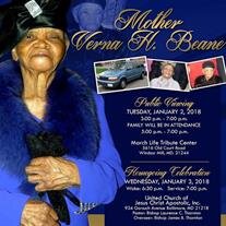  Mother Verna H.  Beane