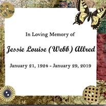 Jessie Louise (Webb) Allred