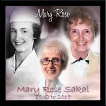 Mary Rose (McGuigan) Sakal