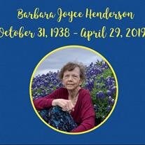 Barbara Joyce  Henderson