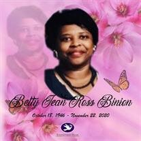 Mrs. Betty Jean Ross Binion