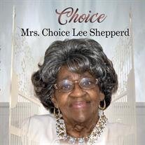 Mrs Choice Lee Shepperd