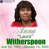Mrs. Anna "Laura" Witherspoon