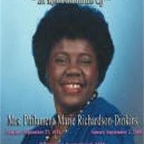 Mrs. Philamina Marie Richardson- Dinkins