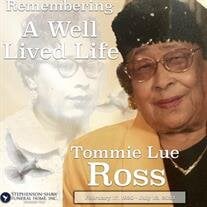 Mrs. Tommie Lue Ross