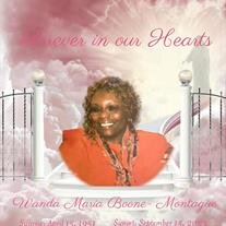 Mrs Wanda Maria Boone-Montague