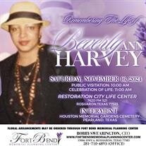 Mrs. Beverly Ann Harvey