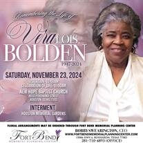 Vera Lois Bolden